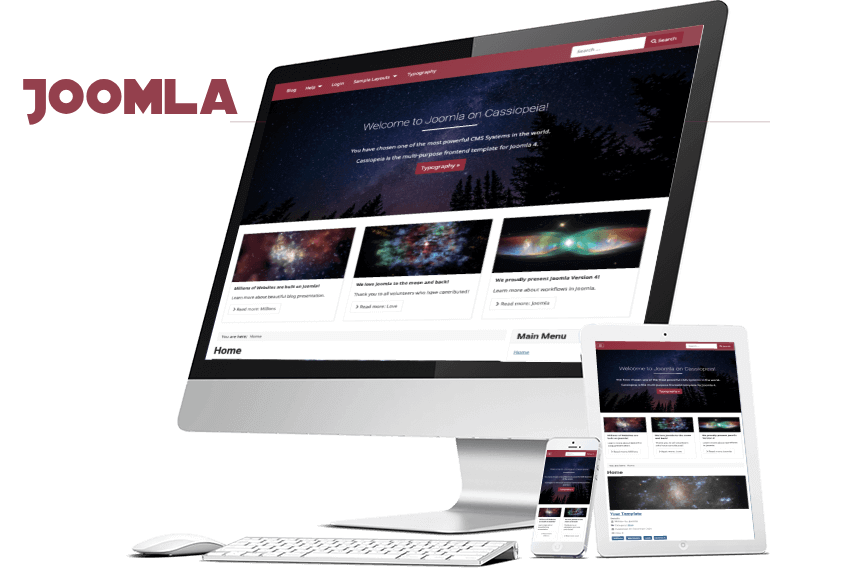 Template mặc định của Joomla