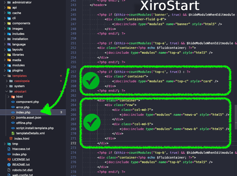 Add new layout on XiroStart 